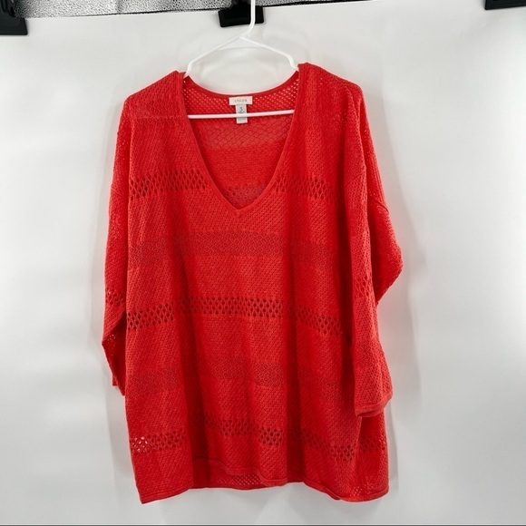 Chico’s pink sweater top size 3 - Picture 6 of 12